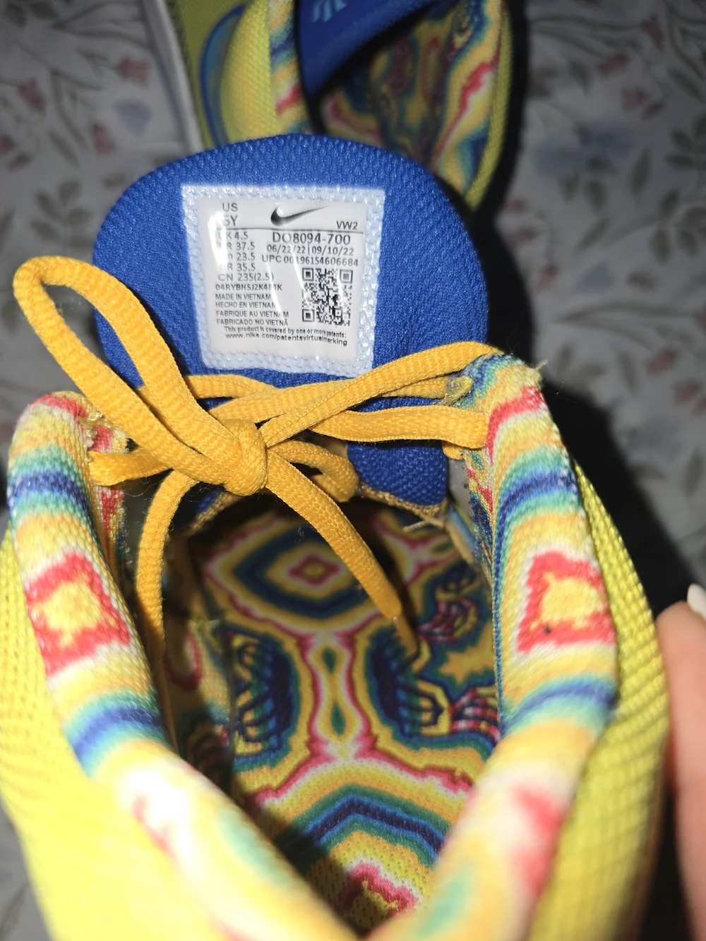 Nike bright yellow